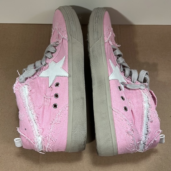 WOMEN’S ShuShop Pink Canvas Paulina Sneaker size 10 - Picture 4 of 11